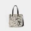 GOLDEN GOOSE TOTE BAG CALIFORNIA - GOLDEN GOOSE - LEDER - WEISS/SCHWARZ