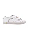 Golden Goose Girls White Kids Old Skool Distressed Leather Low-top Trainers 6 Months-5 Years In White
