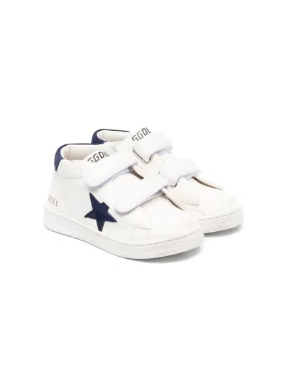 Golden Goose Sneakers June Nappa Upper Suede Star And Heel White/dark In Multi
