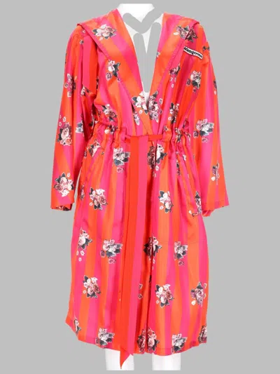 Golden Goose Trendy Mini Trench Coat For Women In Pink