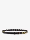 Golden Goose Trinidad Leather Belt In Black