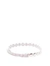 Golden Goose Adjustable Leather Belt With Silver-tone Accents In White