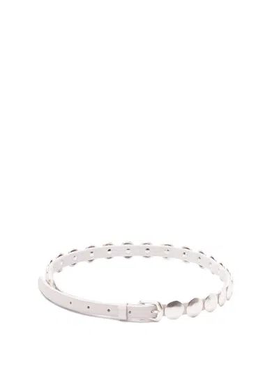 GOLDEN GOOSE `TRINIDAD` THIN BELT WITH STUDS