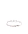 Golden Goose Adjustable Leather Belt With Silver-tone Accents In White