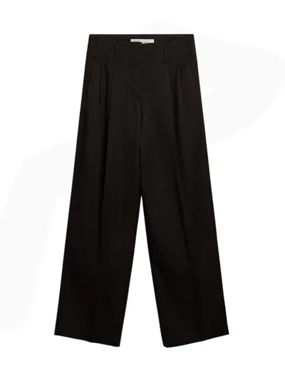 Golden Goose Deluxe Brand Wide-leg Trousers In Black