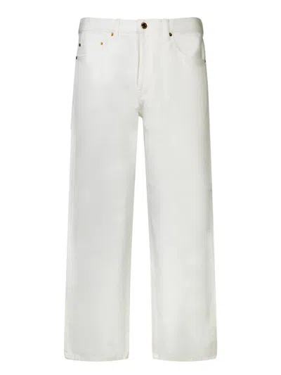Golden Goose Trousers In White