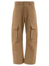 Golden Goose Beige Cargo Trousers In Beige