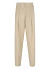 Golden Goose Deluxe Brand Beige Beige Virgin Wool Pants In Beige