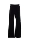 Golden Goose Cotton Wide-leg Trousers In Black