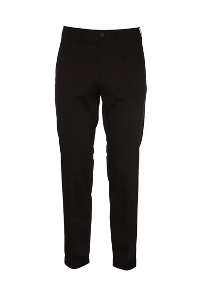 Golden Goose Cotton Chino Trousers In Black