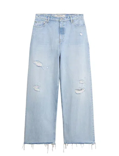 Golden Goose Trousers In Blue