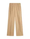 Golden Goose Deluxe Brand Women Flavia Virgin Wool Trousers In Brown