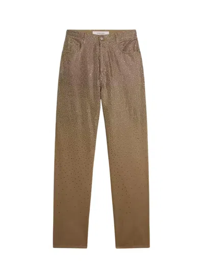 Golden Goose Trousers In Brown