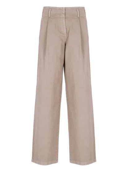 Golden Goose Trousers In Brown