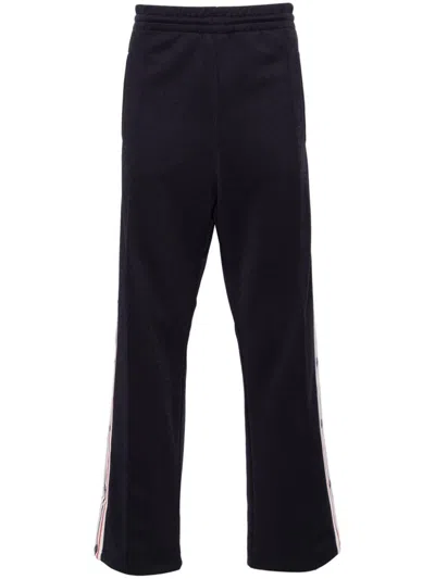 Golden Goose Trousers In Dark Blue/papyrus