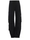 Golden Goose Lizzy Ripstop Cargo Pants In Nero