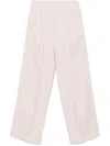 Golden Goose Flavia Wool Tailored Trousers Clothing In Grey