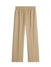 Golden Goose Deluxe Brand Straight-leg Pleated Trousers In Travertine