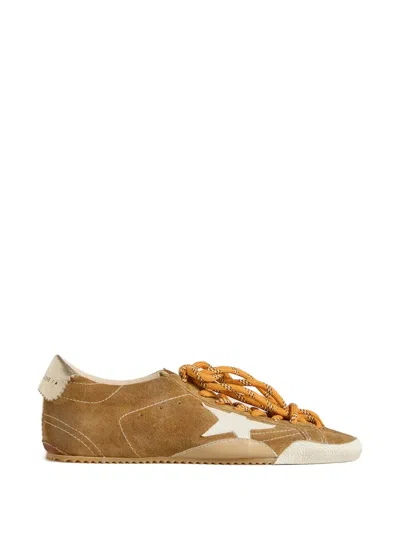 Golden Goose True Star Suede Sneakers In Brown