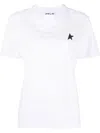 Golden Goose Star Graphic T-shirt With Relaxed Silhouette In White