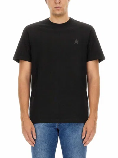 Golden Goose Tshirt In Jersey In Black