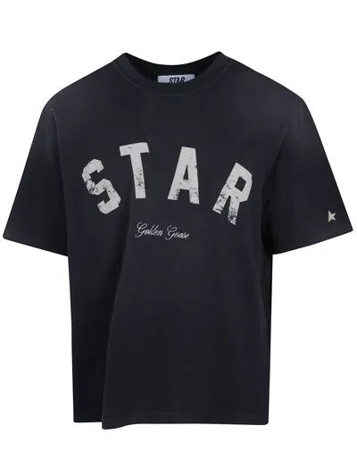 Golden Goose Cotton Relaxed-fit T-shirt In Black