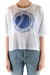 Golden Goose Openwork Cotton T-shirt In White