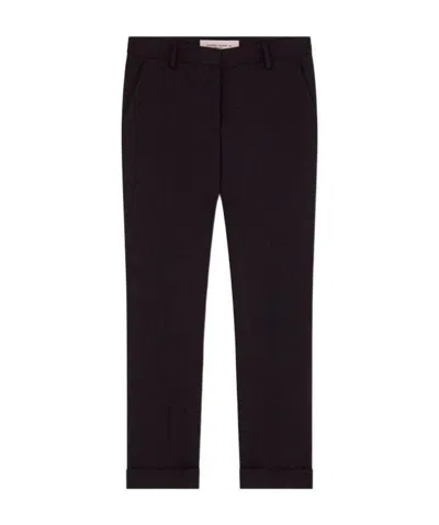 Golden Goose Turn-up Tailored Trousers In Black