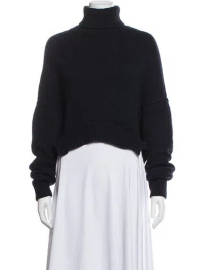 Pre-owned Golden Goose Turtleneck Sweater In Blue