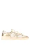 Golden Goose Deluxe Brand Two-tone Leather Stardan Sneakers In Gold