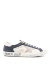 Golden Goose Men's Super-star Nappa Sneakers With Distressed Effect