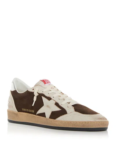 Golden Goose Unisex Ball Star Low Top Sneakers In Red