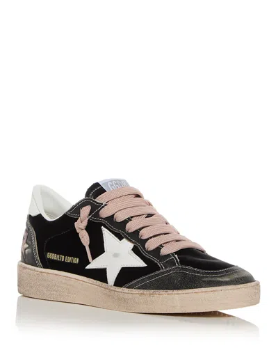 Golden Goose Unisex Ball Star Low Top Sneakers In Antracitew