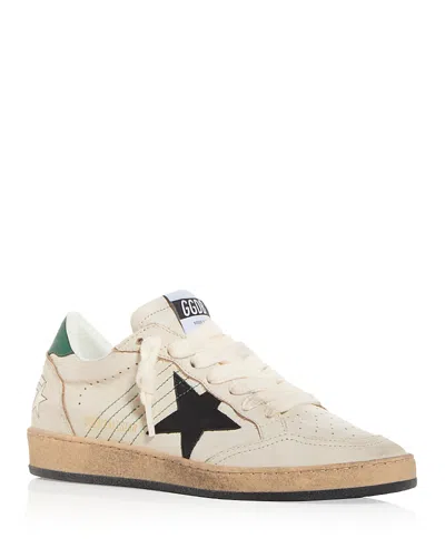 Golden Goose Unisex Ball Star Low Top Sneakers In Whiteblack