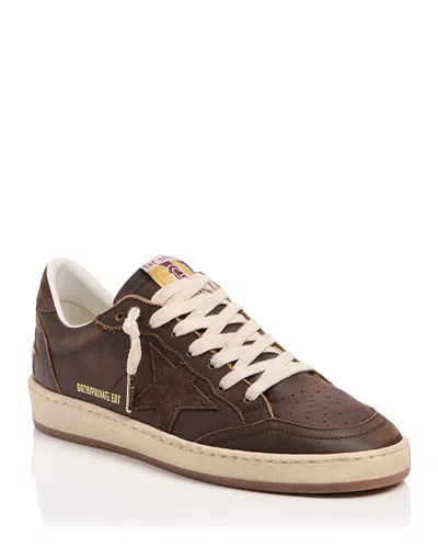 Golden Goose Unisex Ballstar Sneakers In Brown