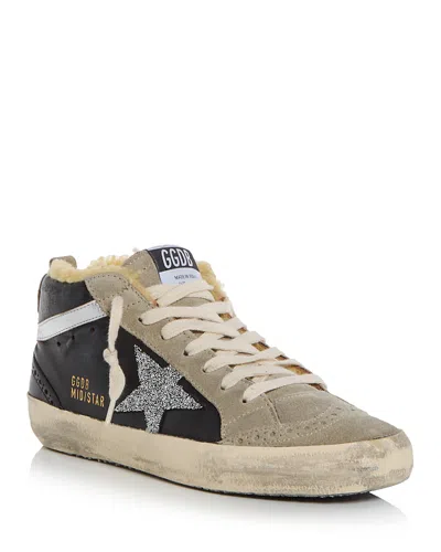 Golden Goose Unisex Mid Star Mid Top Sneakers In Gray