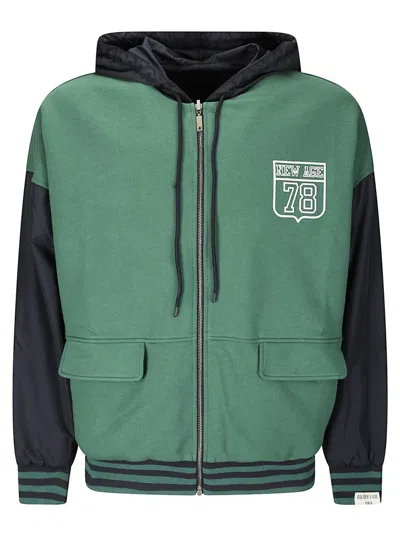 GOLDEN GOOSE UNISEX REVERSIBLE OVER ZIPPED HOODIE