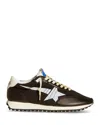 Golden Goose Contrast Stitching Marathon Running Sneakers In Black White