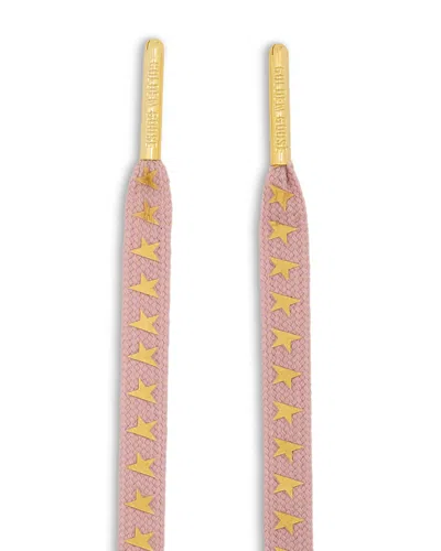 Golden Goose Unisex Shoe Laces Kit In Old Pink G