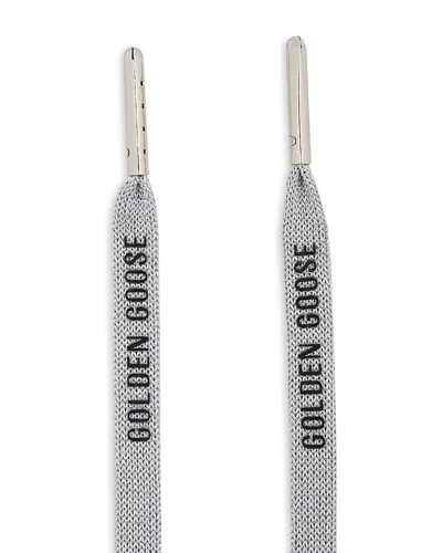 Golden Goose Unisex Shoe Laces Kit In Silver