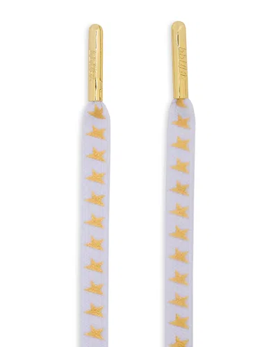 Golden Goose Unisex Shoe Laces Kit In Whitegold