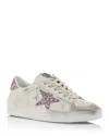 Golden Goose Stardan Sneakers In White/pink