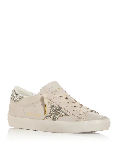 Golden Goose Unisex Super-star Low Top Sneakers In Gray Mornp