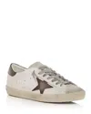 Golden Goose Unisex Super-star Low Top Sneakers In White Ice