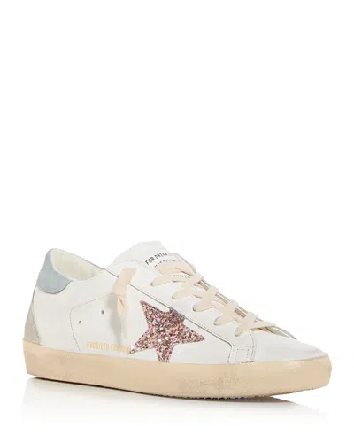 Golden Goose Unisex Super-star Low Top Sneakers In Whitegoldi