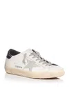 Golden Goose Unisex Super-star Low Top Sneakers In White/ice