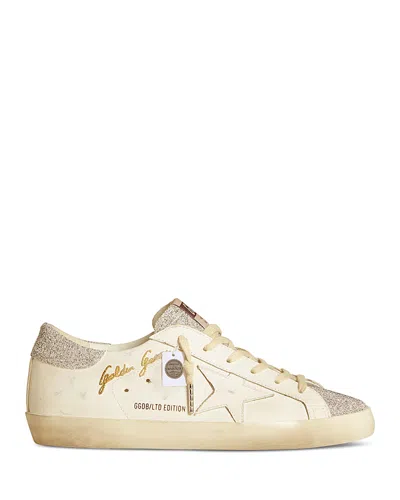 Golden Goose Unisex Super Star Signature Lace Up Sneakers In Multi