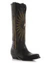 Golden Goose Unisex Wish Star Western Boots In Black