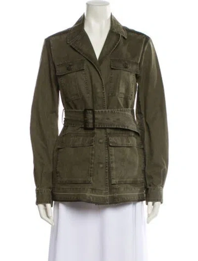 Pre-owned Golden Goose Utility Jacket In Green