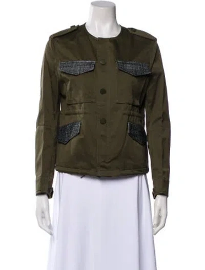 Pre-owned Golden Goose Utility Jacket In Green